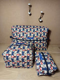 3 Cubes de rangement valise – Nageuses Art Déco