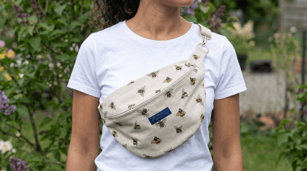 Sac banane Abeilles - Atelier Safran & Lazuli
