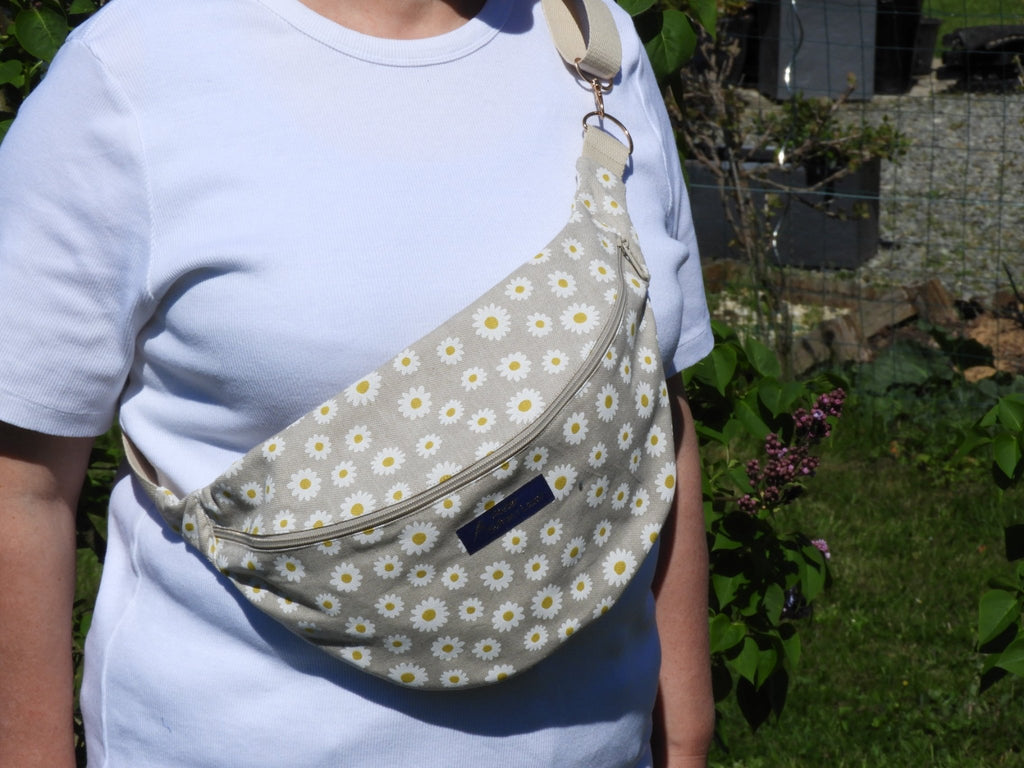 Sac banane Pâquerettes - Atelier Safran & Lazuli
