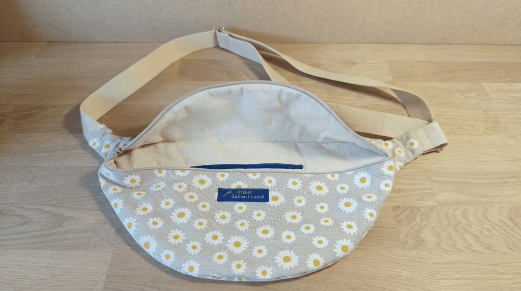 Sac banane Pâquerettes - Atelier Safran & Lazuli